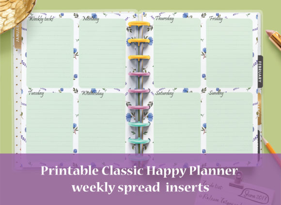 Download Weekly Spread Printable Planner - Printable Collection