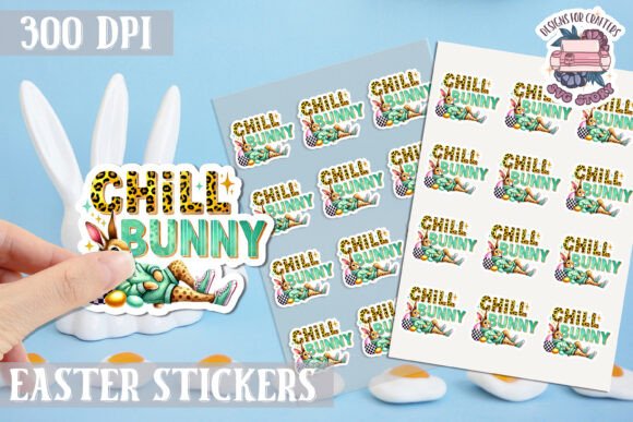 Download Easter Bunny Kids Stickers Sheet - Stickers Collection