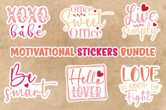 Download Motivational Stickers Bundle - Stickers Collection