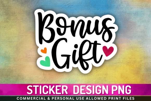 Download Bonus Gift,Stickers Png Design - Stickers Collection