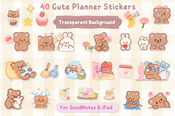 Download Cute Kawaii Planner Stickers - Stickers Collection