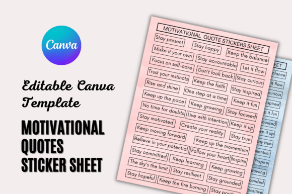 Download PRINTABLE QUOTES STICKER SHEET - Printable Collection