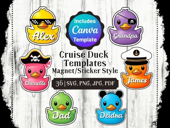 Download Cruise Duck Stickers PNG SVG - Stickers Collection
