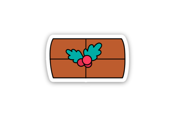 Download Chocolate Christmas Gift Stickers - Stickers Collection