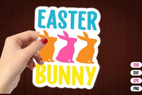 Download Easter Bunny Stickers SVG - Stickers Collection