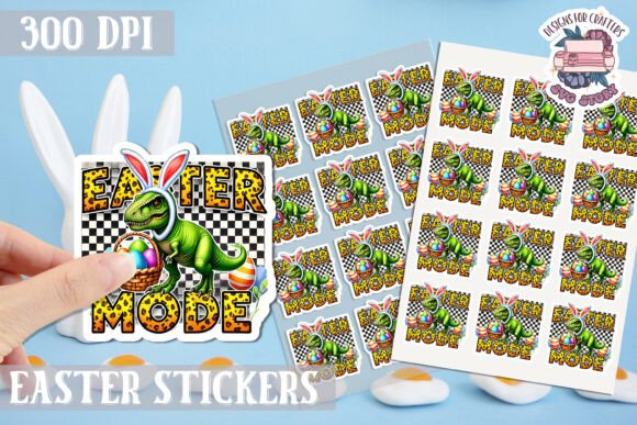 Download Easter Bunny Kids Stickers Sheet - Stickers Collection