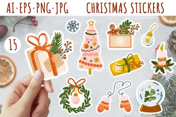Download Christmas Gift Stickers - Stickers Collection