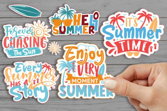 Download Summer Sticker Bundle - Trendy Summer - Summer sticker bundle Collection
