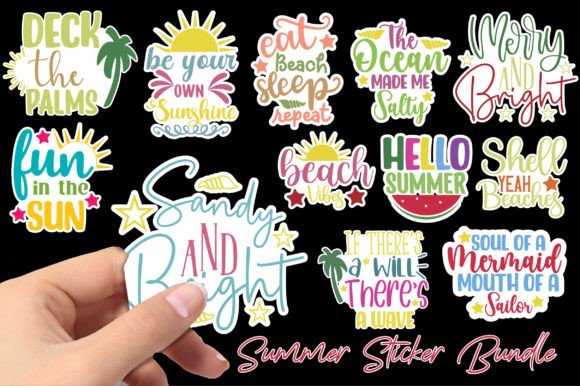 Download Summer Sticker Bundle - Summer sticker bundle Collection