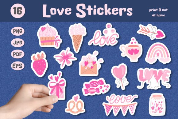 Download Love Stickers. Printable Stickers - Stickers Collection