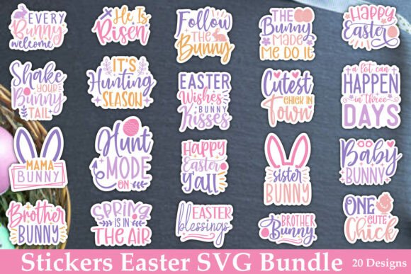 Download Ester Sticker Png Bundle, Printable - Printable Collection