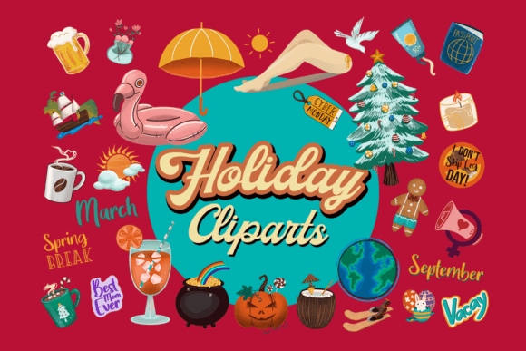 Download Holiday Life Cliparts, 108 PNG Stickers - Stickers Collection