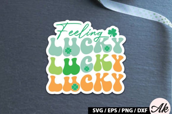Download Feeling Lucky Retro Stickers - Stickers Collection