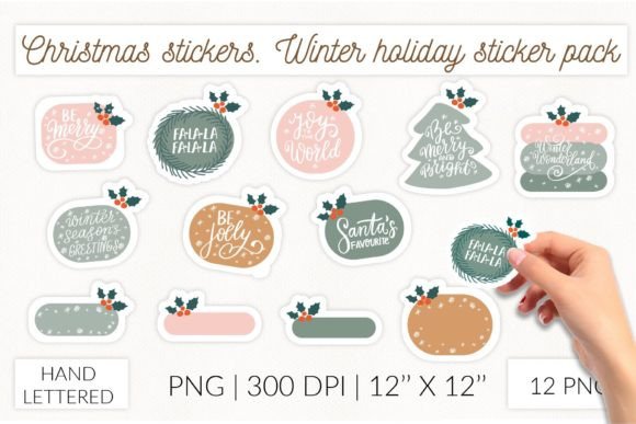 Download Christmas Stickers. Christmas Tags - Stickers Collection