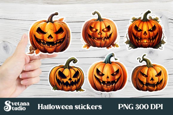 Download Halloween Pumpkin Stickers Printable - Stickers Collection