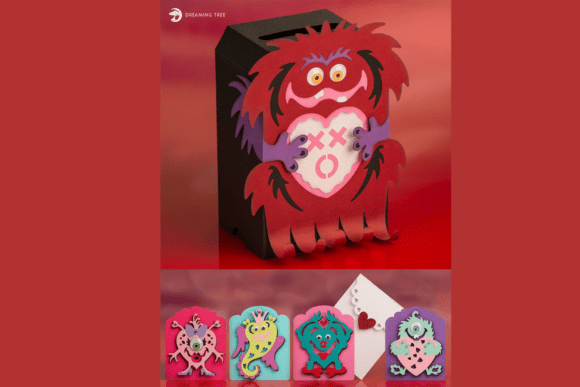 Download Love Me a Monster SVG Bundle - Monster Collection