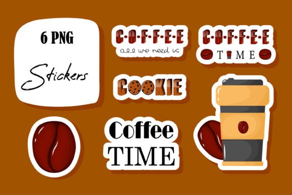 Download Coffee Printable Sticker Bundle Clip Art - Printable Collection