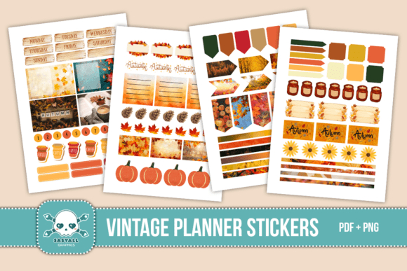 Download Autumn Planner Stickers - Stickers Collection