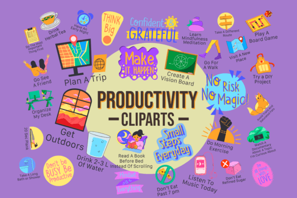 Download Productivity Cliparts, 50 PNG Stickers - Stickers Collection