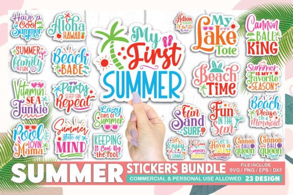 Download Summer Sticker Bundle - Summer sticker bundle Collection