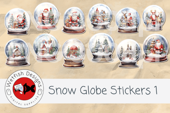 Download Snow Globe Printable Stickers - Stickers Collection