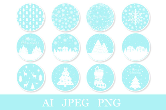 Download Christmas Sticker Bundle. Stickers PNG - Stickers Collection