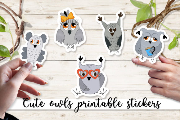 Download Cute Owls Printable Cricut Stickers. - Stickers Collection