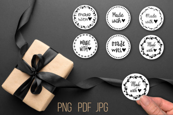 Download Made with Love Stickers PNG Clipart - Stickers Collection