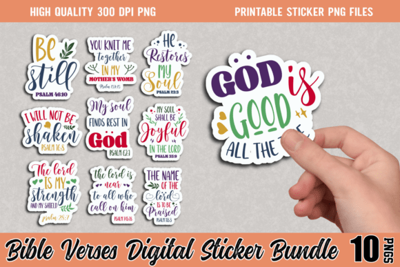 Download Bible Verse Stickers, Religious Sticker - Stickers Collection