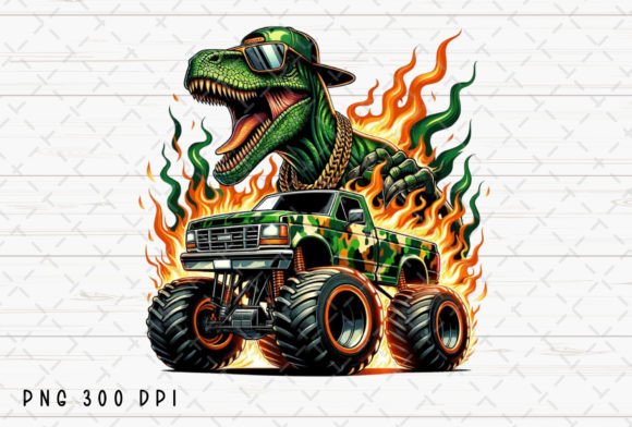 Download Velociraptor Dinosaur Monster Truck PNG - Monster Collection